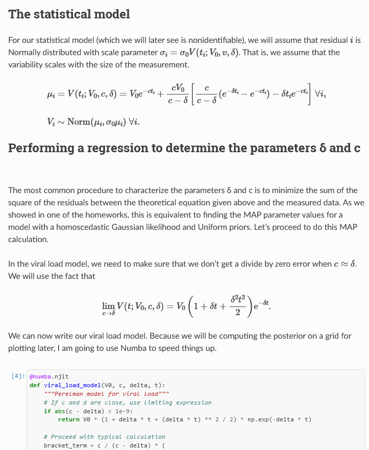 A screenshot from the class that Danny Collinson was a TA for